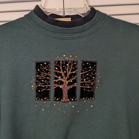 Vintage Top Stitch Fall Crewneck - Picture 2 of 4